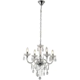 SalesFever Luxe 4-flg. Ø 52 cm transparent Acryl-Glas