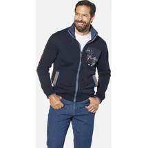 Jan Vanderstorm LINDSEN Sweatjacke Herren Dunkelblau 4XL