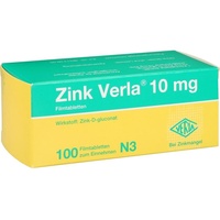VERLA Zink Verla 10 mg Filmtabletten 100 St.
