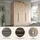 Home Affaire Kleiderschrank Skarde 160 x 180 x 52 cm Braun