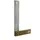 Hedue Schreinerwinkel Nussbaum 400 mm Edelstahlblatt 45 mm
