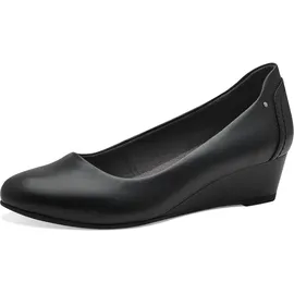 Jana Damen Pumps Keilabsatz Vegan, Schwarz (Black), 39 EU