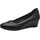 Jana Damen Pumps Keilabsatz Vegan, Schwarz (Black), 39 EU