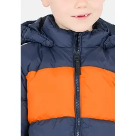 ZigZag Outdoorjacke "Bruno", Kinder, Gr. 116, blau (blau, orange), 100% Nylon, mehrfarbig, normal, ohne Ausschnitt, Jacken Outdoorjacke, mit winddichtem und atmungsaktivem Material