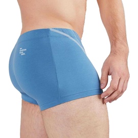 Ein schöner Fleck Erde Herren Boxershorts - Shorts, Print, Bio-Baumwolle Morgenhorn (Himmelblau) M