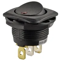 TRU Components 1587557 Wippschalter TC-R13-135B2-02 250 V/AC 10 A