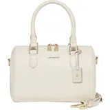 lazarotti Bologna Leather Henkeltasche Leder Creme/White