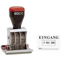 COLOP Datumstempel mit Text EINGANG""