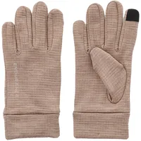 Endurance Laufhandschuhe "Nevier", Damen, Gr. XL, beige, 92% Polyester,
