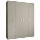 abiks möbel Drehtürenschrank COMO 200 x 245,5 x 50 cm Gold
