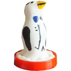 Scherzkondom „Pinguin“ Handbemalt, Geschenk für Tierfreunde (1 Stück) 1 St