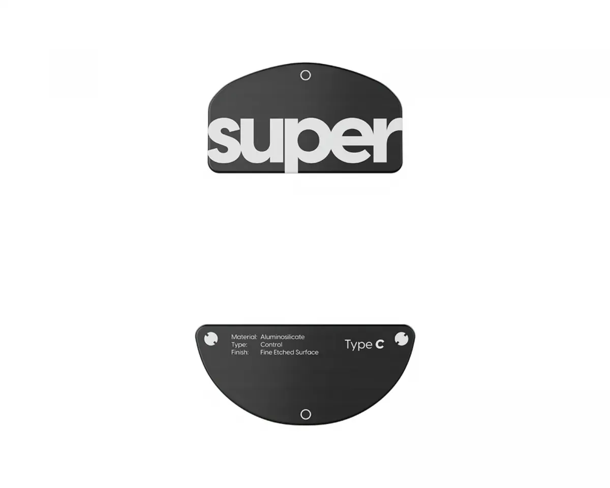Superglide Glas Skates Typ-C für Susanto-X - Schwarz