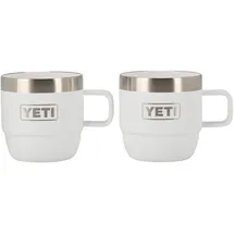 YETI COOLERS RAMBLER 6 OZ MUG 2PK Gr.6OZ 2PK - Thermobecher - weiß
