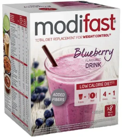 Modifast Intensive LCD Milkshake Heidelbeere Mahlzeit 8x55g