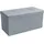Intirilife Sitzhocker Faltbare Sitzbank 76 x 38 x 38 cm Fels Grau