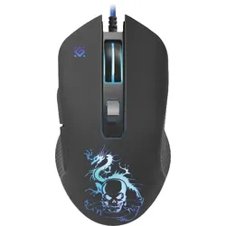 PC Gaming Maus Sky Dragon GM-090L schwarz USB Kabel 6 Tasten LED light 3200dpi optisch