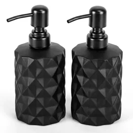 Relaxdays Seifenspender 350ml Schwarz