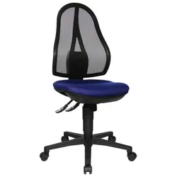 Drehstuhl ohne Armlehnen Netz blau TOPSTAR OP200G26H
