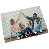 Glasschneidebrett mit eigenem Foto/Text selbst gestalten | Personalisierbares Schneidebrett | Spülmaschinenfest | Kratzfest