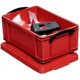 Really Useful Box Aufbewahrungsbox 9,0 l rot 39,5 x 25,5 x 15,5 cm