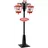 vidaXL Wegeleuchte Kunststoff 81 x 40 x 188 cm inkl. LED-Lampe rot|schwarz