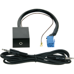  AUX-IN Adapter Audi / Seat / Skoda / VW mit Mini ISO Anschluss 