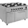 Saro Gasherd mit Gasbackofen Modell E7/KUPG6LN - 6 Flammen