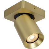 LUCIDE NIGEL - Deckenstrahler - LED Dim to warm - GU10-1x5W 2200K/3000K - Mattes Gold/Messing