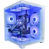 nca the pc store Gaming PC WHITE | RTX 3050 | 64GB RAM 1TB SSD | RGB Lüfter mit Fernbedienung | | Windows 11 | WLAN (128GB 2TB SSD)