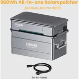 Zendure AIO Pro 1200 All-in-one Solarpeicher für Balkonkraftwerk, 960Wh