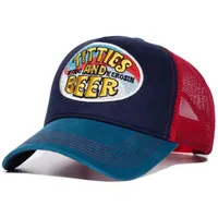 King Kerosin Trucker Cap Titties and Beer in dunkelblau