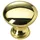 Hettich Möbelknopf Aluminium gold Ø 30,0 mm