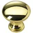 Hettich Möbelknopf Aluminium gold Ø 30,0 mm