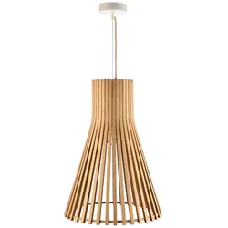 Hängelampe Decken Lampe Holz Eiche Beleuchtung Doktorvolt 6146