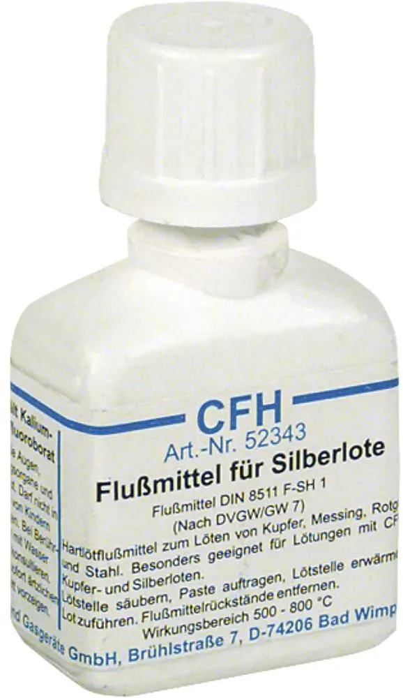 Flußmittel für Silberlote