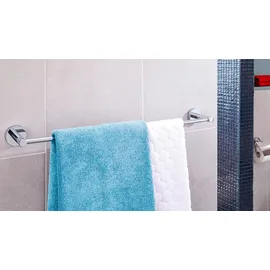 Tesa Handtuchstange ohne Bohren Silber