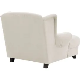 Home Affaire Oase Luxus-Microfaser 120 x 101 x 142 cm creme mit Zierkissen