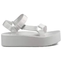 Teva Flatform Universal Sandale, Bright White, 40 EU