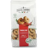 Gran Forno Taralli Peperoni - 250g - knackig-luftiger Snack - Italienischer Knabberartikel - salzige Teigkringel