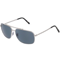 Ray Ban Ray-Ban RB3796 Unisex-Sonnenbrille Vollrand Eckig Metall-Gestell, silber