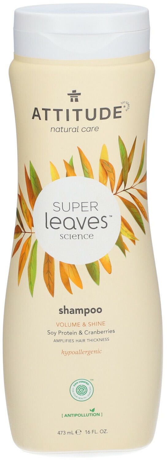 Attitude Super Leaves Shampooing Volume et Brillance 473 ml shampoing 473 ml shampooing
