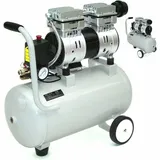 Flüster Kompressor ölfrei 40294 Luftkompressor Druckluft 24L Kessel 750W 64dB