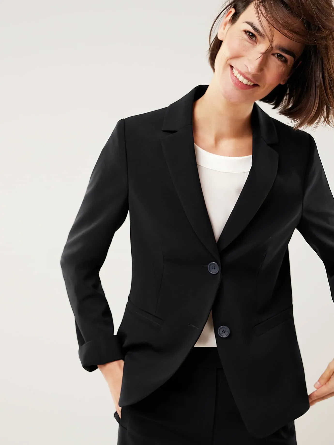 Walbusch Damen Kofferblazer Deluxe Blau
