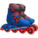 STAMP - 4 Rad Inline Skates - einstellbare Größe 30-33 - SPIDERMAN, Blau