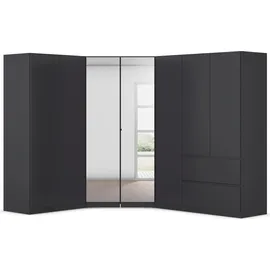 Rauch Schrank-Set Kleiderschrank Schrank Garderobe Wäscheschrank COSTA Größe 208x253 cm, (Set, 3-St., in 3 Ausstattungen BASIC/CLASSIC/PREMIUM), viel Platz, grifflose Front und Push-to-Open Funktion MADE IN GERMANY grau