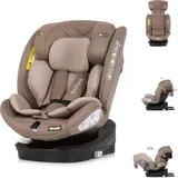 Chipolino Kindersitz Volare i-Size Isofix, drehbar, SPS, Top Tether beige