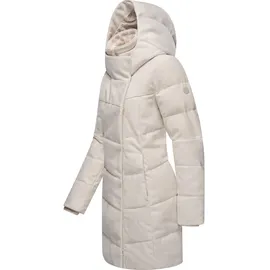 Ragwear Wintermantel "Pavla Coat", Damen, Gr. 6XL (52), beige (ecru), Obermaterial: 100% Polyester. Innenfutter: 100% Polyester. Wattierung: 100% Polyester, tailliert ca.