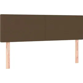 vidaXL Boxspringbett 140 x 200 cm Dunkelbraun