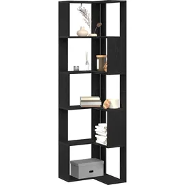 vidaXL Eckregal 50 x 50 x 179 cm Schwarz Eiche