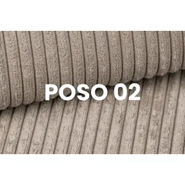 dein schlaf 24 BOXBETT LON III 200/200 in Cord Beige H4 - Beige
